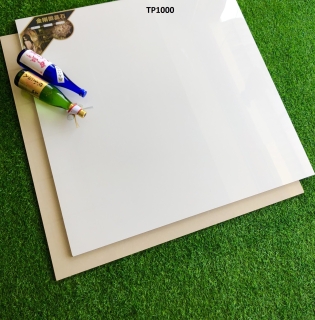 GẠCH LÁT NỀN BÓNG KIẾNG 100X100 TRẮNG TRƠN