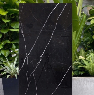 GẠCH KHỔ LỚN 80X160 ĐEN VÂN TRẮNG