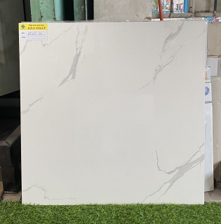 GẠCH LÁT NỀN BÓNG KIẾNG 60X60CM MÀU TRẮNG MÂY