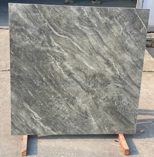 Gạch 100x100 lát nền vân xám khắc kim