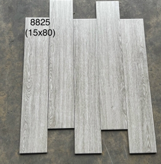 GẠCH GIẢ GỖ LÁT NỀN 15X80 MÀU XÁM TRUNG QUỐC