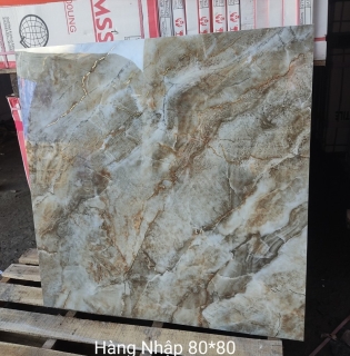 GẠCH KHẮC KIM 80X80 VÂN ĐÁ CAO CẤP
