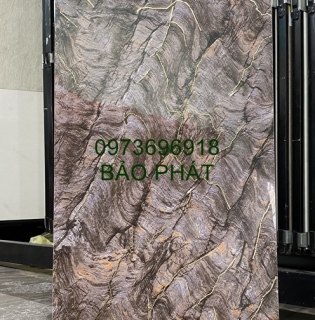 GẠCH ỐP TƯỜNG 40X80 MÀU TÍM KHẮC KIM