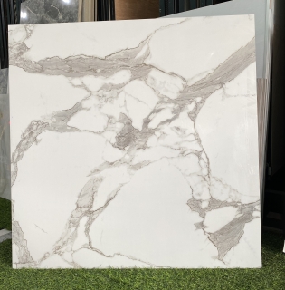 GẠCH TRUNG QUỐC 80X80 KHẮC KIM TRẮNG VÂN