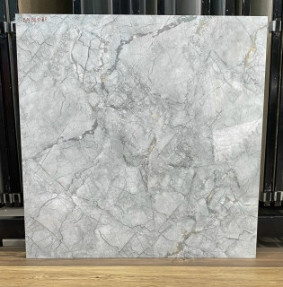 Gạch lát nền 8080 bóng kiếng màu xám mẫu mới