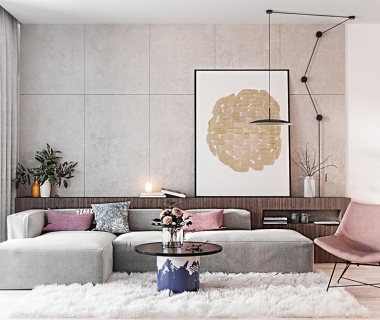 Chọn gạch ốp tường trang trí phòng khách Đẹp - Sang - Độc đáo 