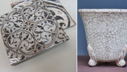 Đột phá mới trong công nghệ trang trí gạch men - Men rạn